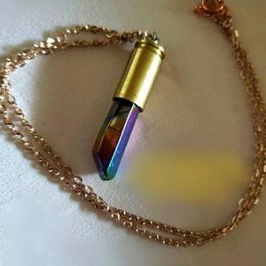 Ahmong Charms Handmade Bullet Crystal Necklace